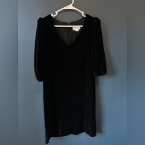 Velvet by Graham & Spencer Anthropology, velvety Elegant Black Dress